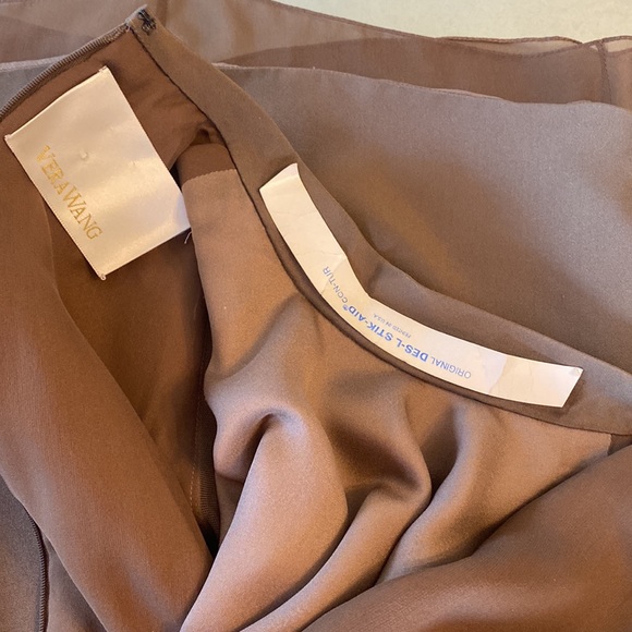 Fine Vintage Vera Wang 100% Silk Dress 6 - Picture 10 of 16